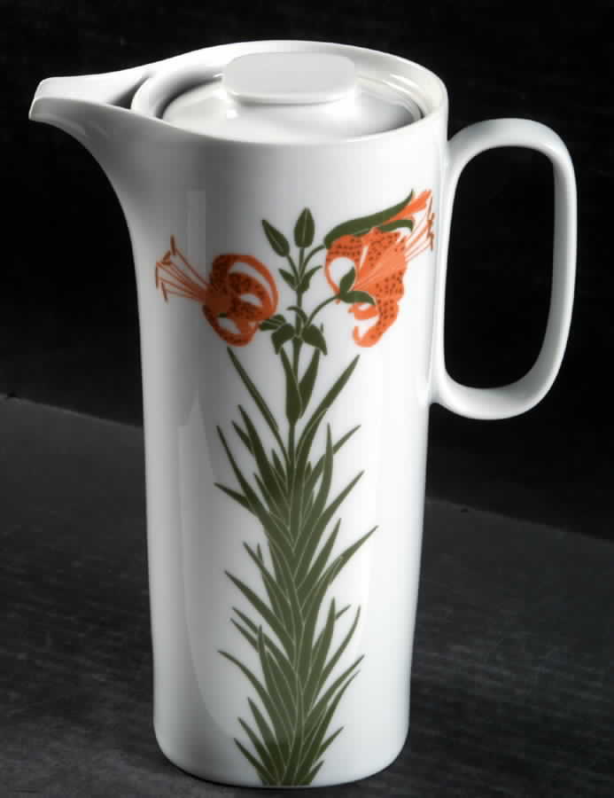 Floral Portraits Coffee Pot & Lid by Block-1