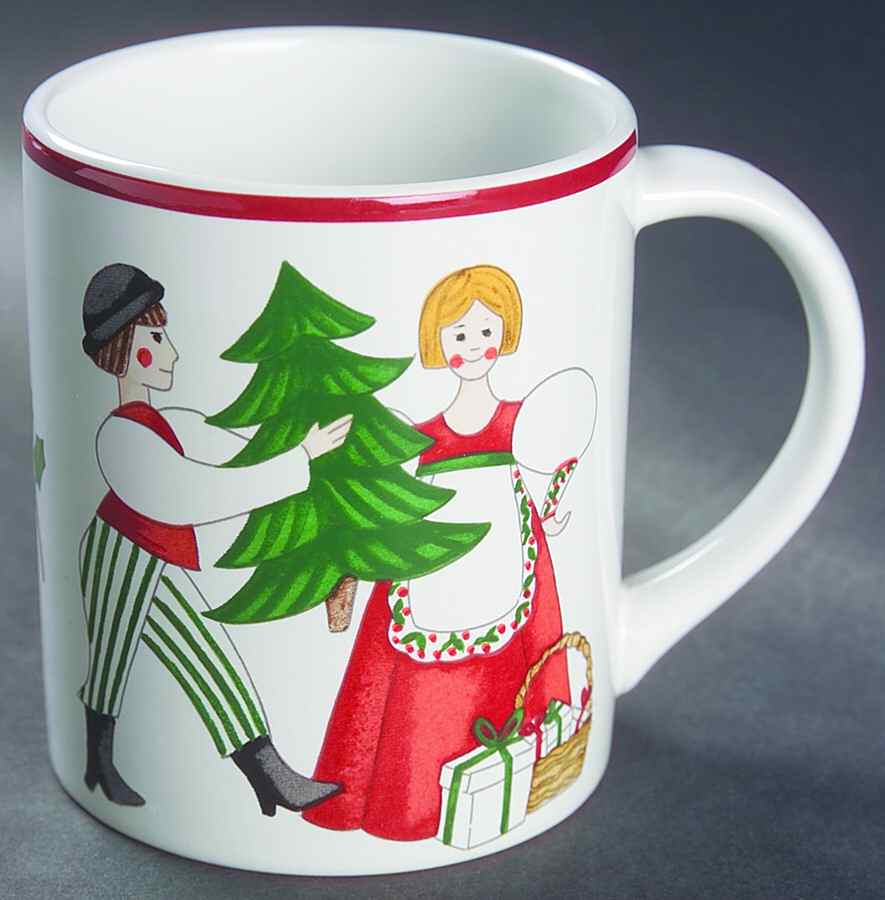 Folk Christmas Mug by Block-1