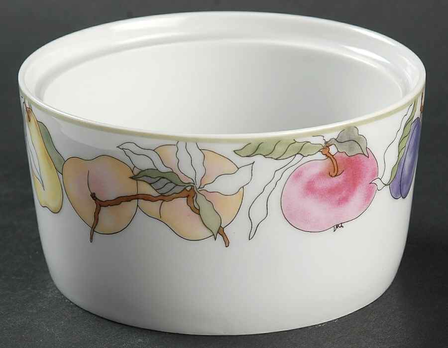 Fruits Sugar Bowl No Lid by Block-1