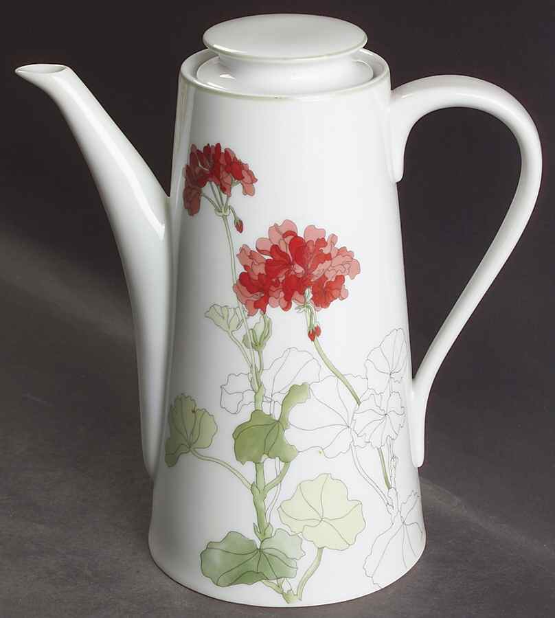Geranium Coffee Pot & Lid by Block-1
