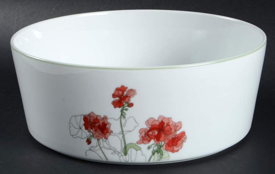 Geranium 8" Round Vegetable Bowl by Block-1