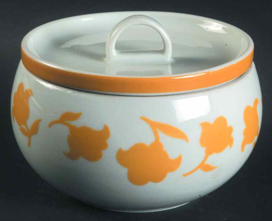Ginger Sugar Bowl & Lid by Block-1