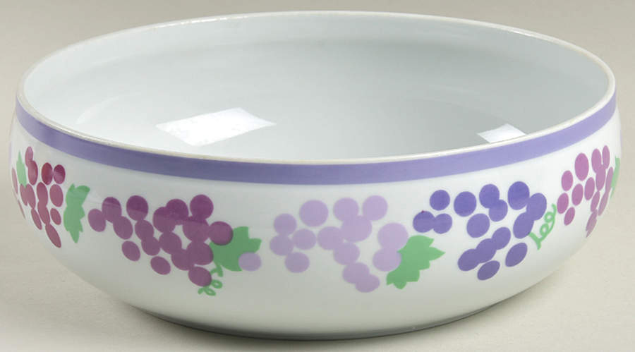 Grapes 8" Round Vegetable Bowl by Block-1