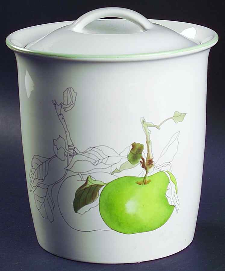 Green Apple Large Canister & Lid by Block-1