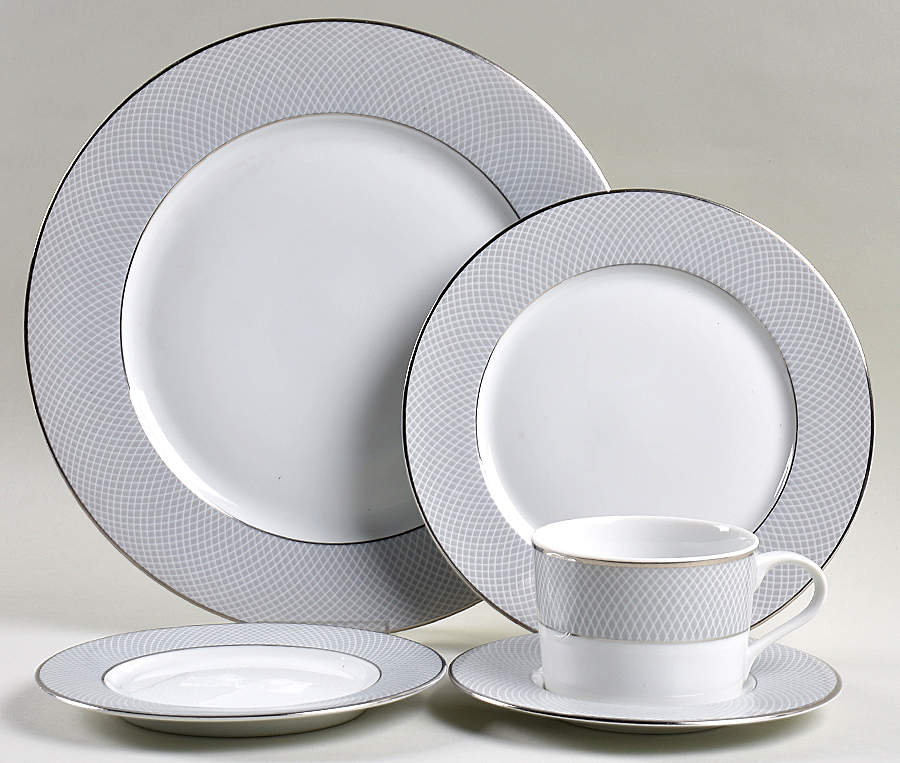 Grey Dawn 5 Piece Place Setting by Block-1