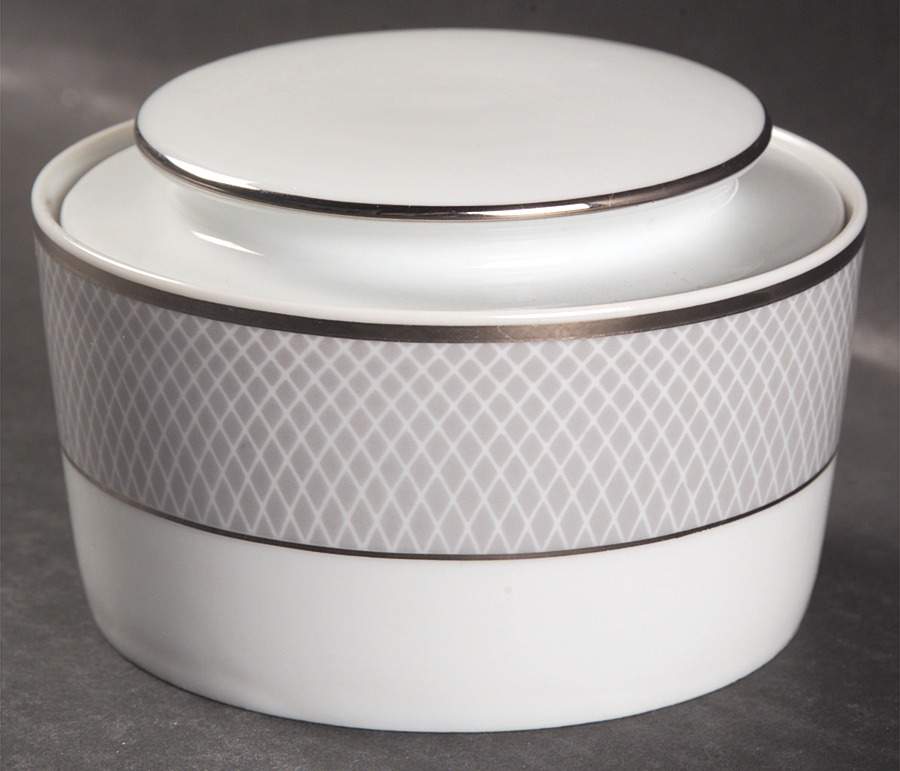 Grey Dawn Sugar Bowl & Lid by Block-1