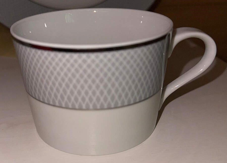 Grey Dawn Flat Cup by Block-1