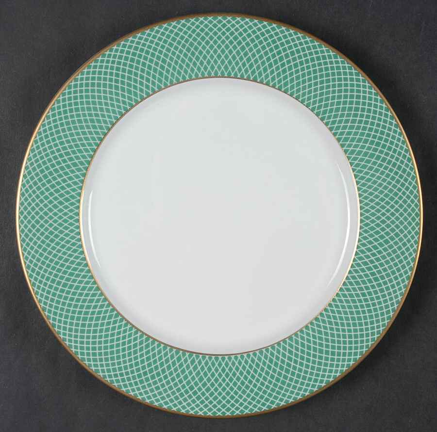 Green Fields Salad Plate by Block-1