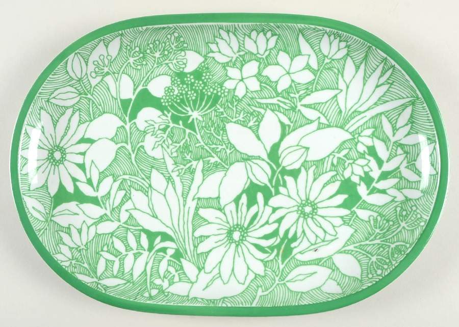 Herb Garden 14" Oval Serving Platter by Block-1
