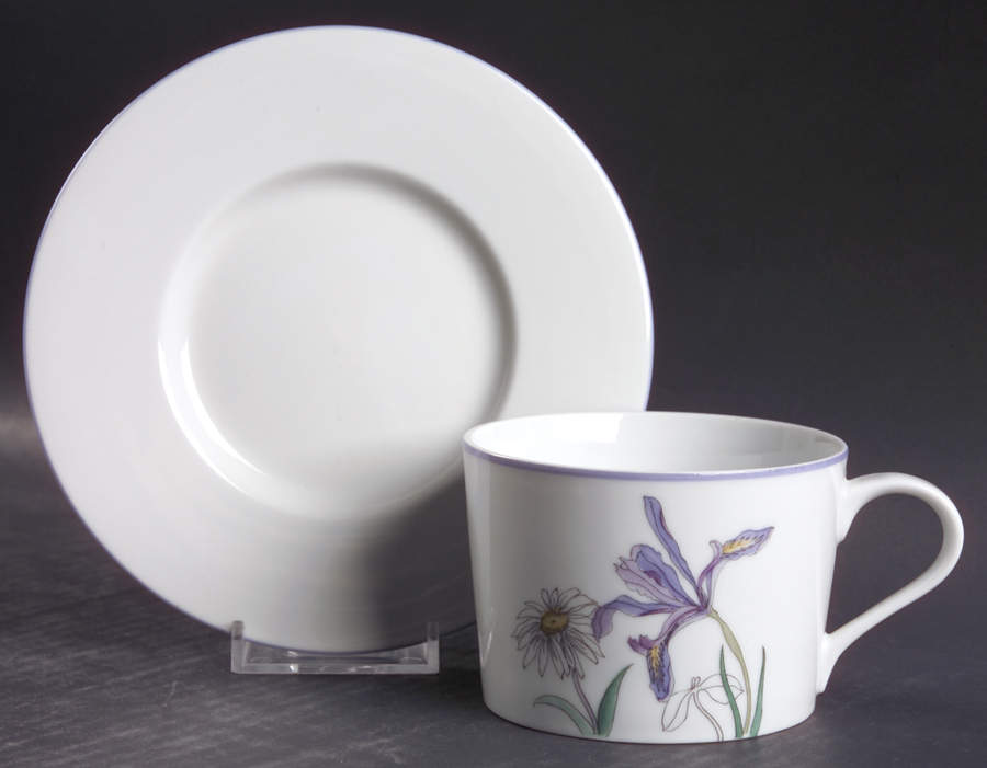 Hillside Flat Cup & Saucer Set by Block-1