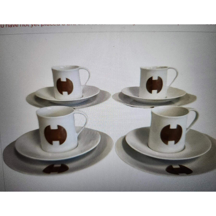 Image Flat Cup & Saucer Set by Block-1