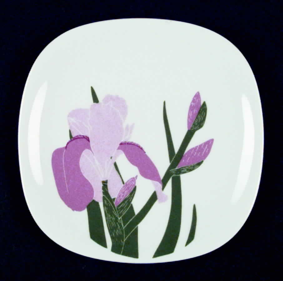 Iris (Henry Evans) Bread & Butter Plate by Block-1