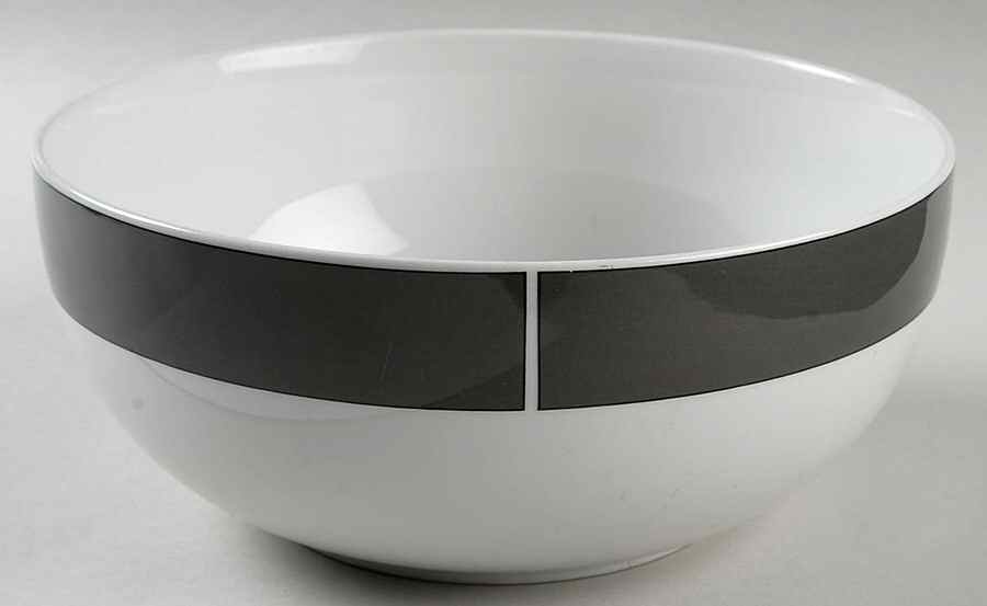 Kaleidoscope Grey 8" Round Vegetable Bowl by Block-1
