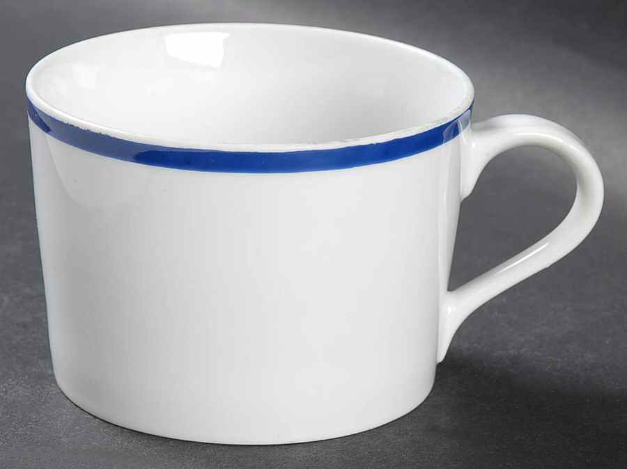 Lisboa Blue Flat Cup by Block-1