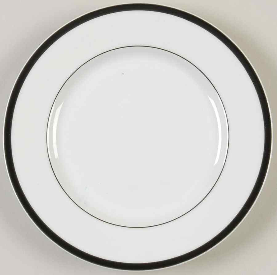 Lisboa Black Bread & Butter Plate by Block-1