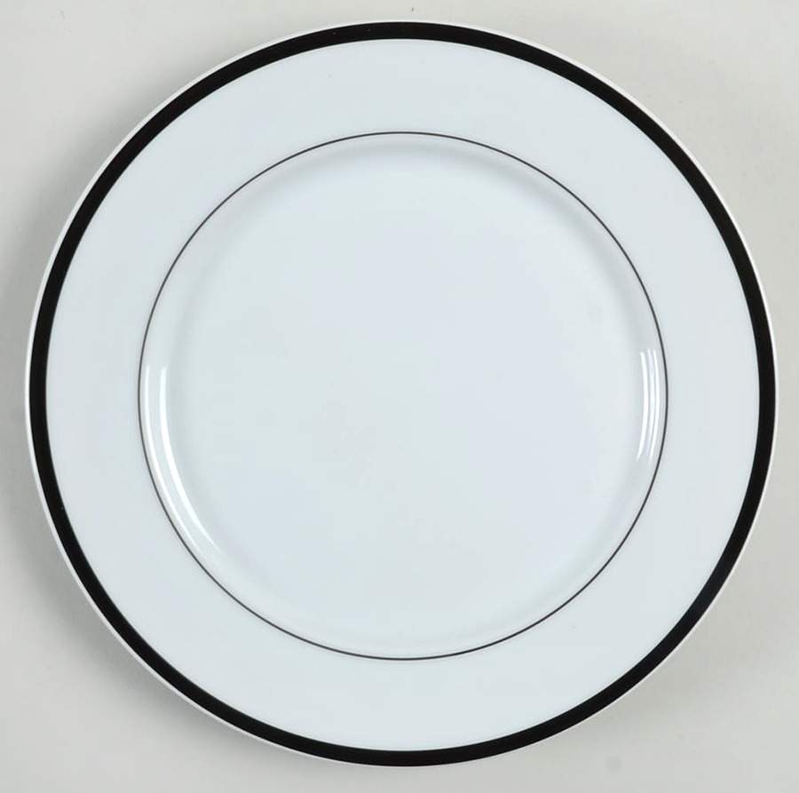 Lisboa Black Salad Plate by Block-1