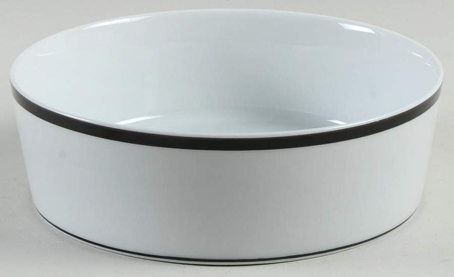Lisboa Black Coupe Cereal Bowl by Block-1
