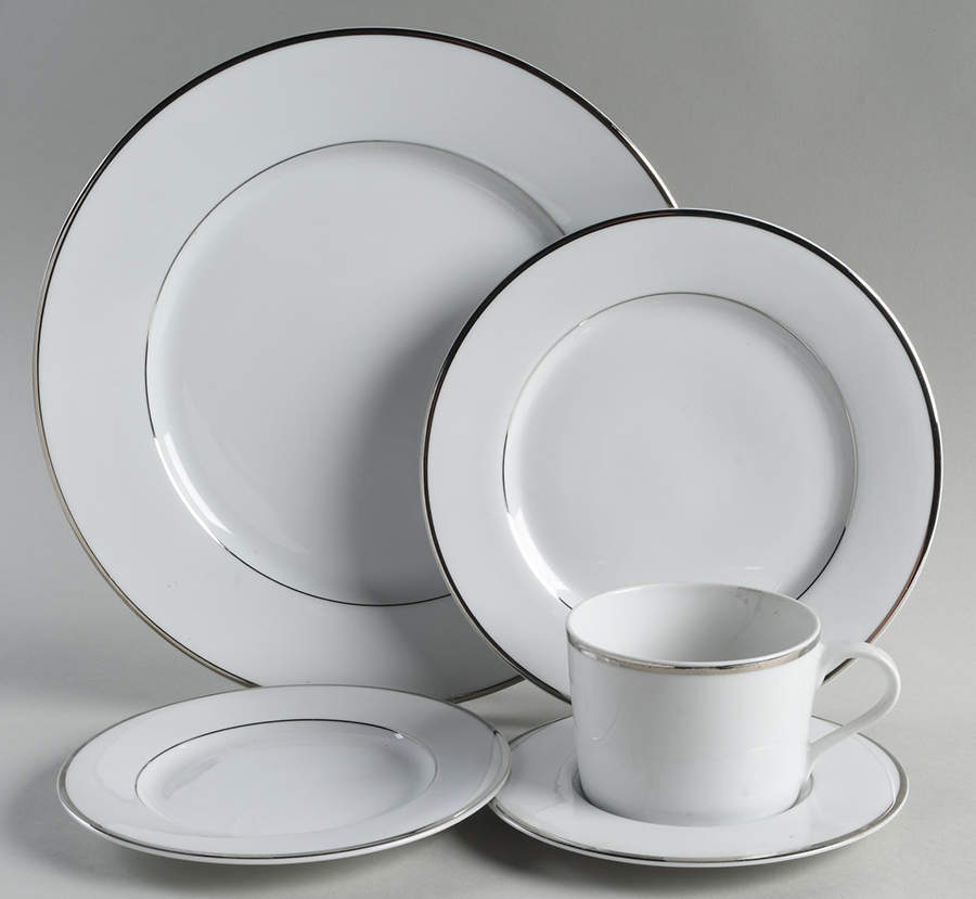 Lisboa Platinum 5 Piece Place Setting by Block-1