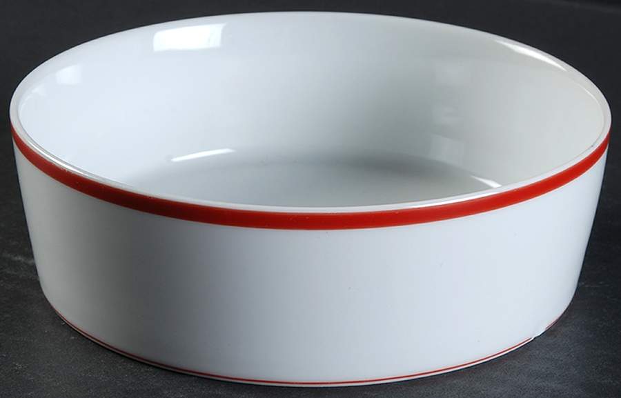 Lisboa Red Coupe Cereal Bowl by Block-1