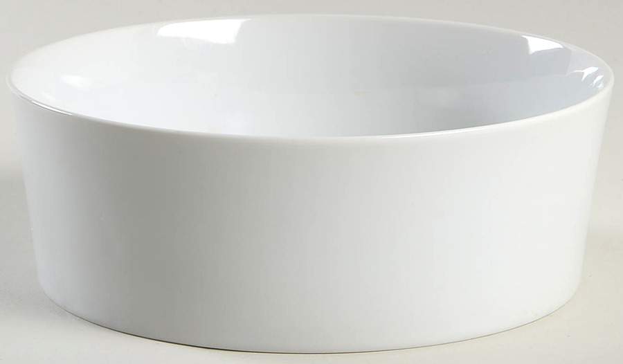 Lisboa White 7" Round Vegetable Bowl by Block-1