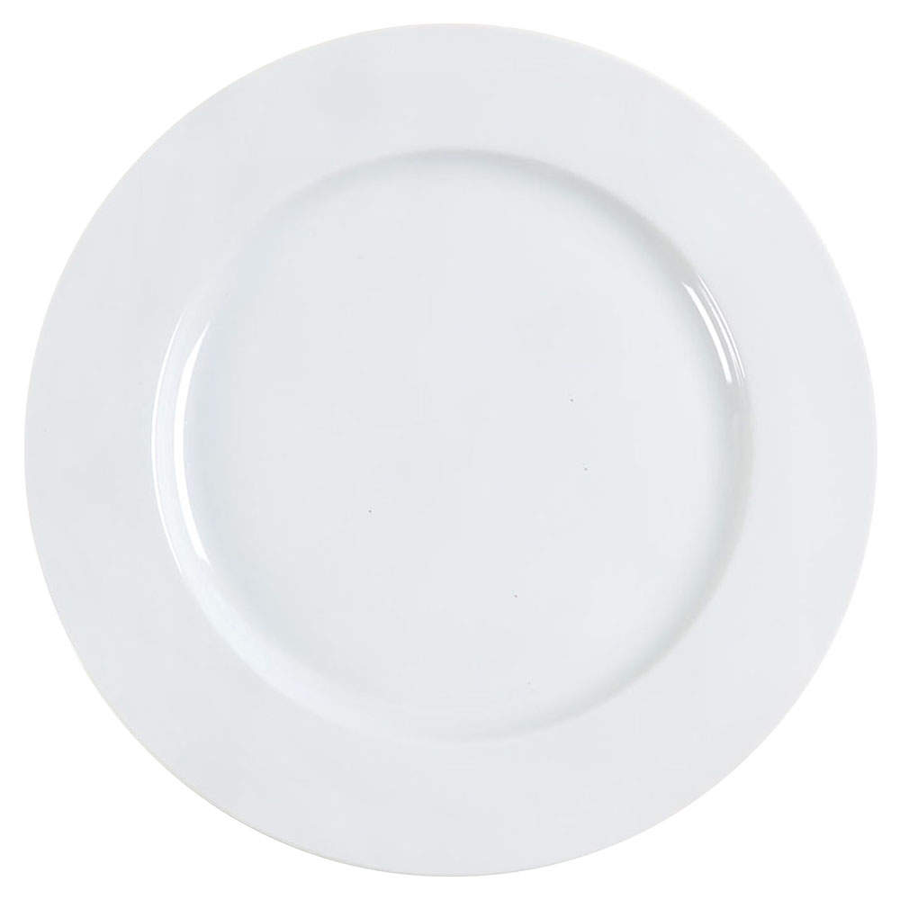 Lisboa White 12" Chop Plate (Round Platter) by Block-1