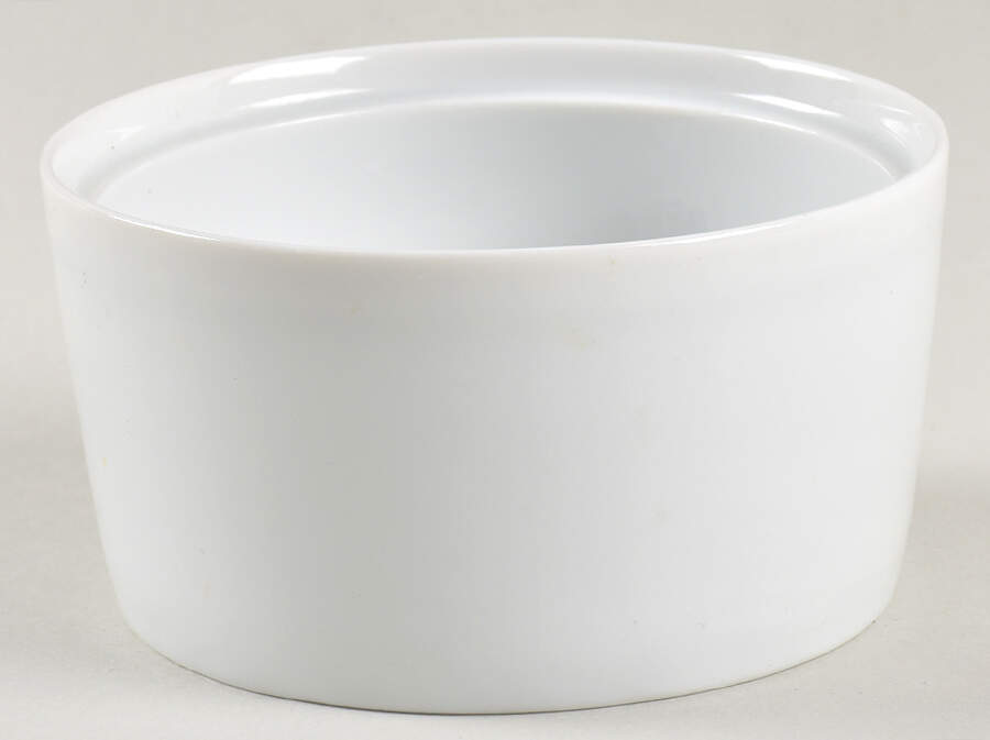 Lisboa White Sugar Bowl No Lid by Block-1