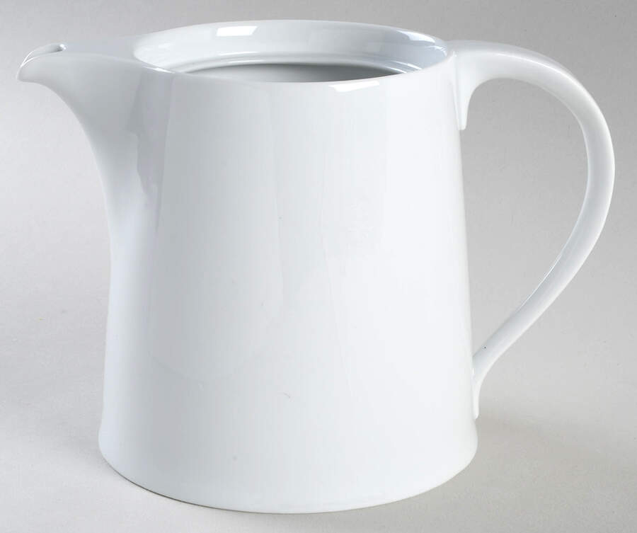 Lisboa White Teapot No Lid by Block-1