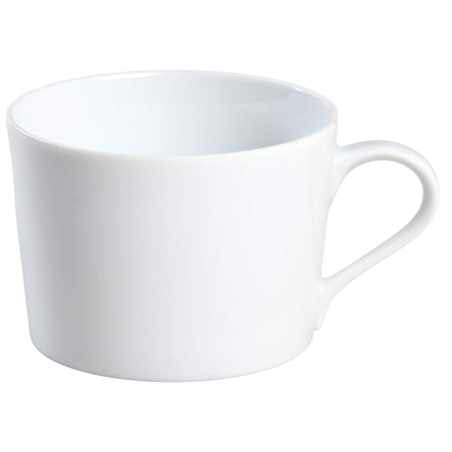 Lisboa White Flat Cup by Block-1