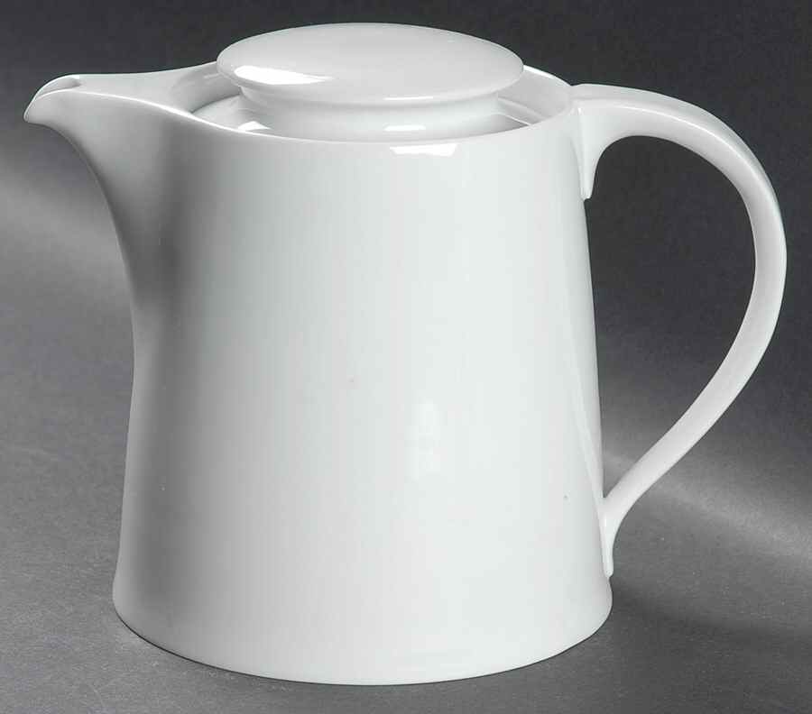 Lisboa White Teapot & Lid by Block-1