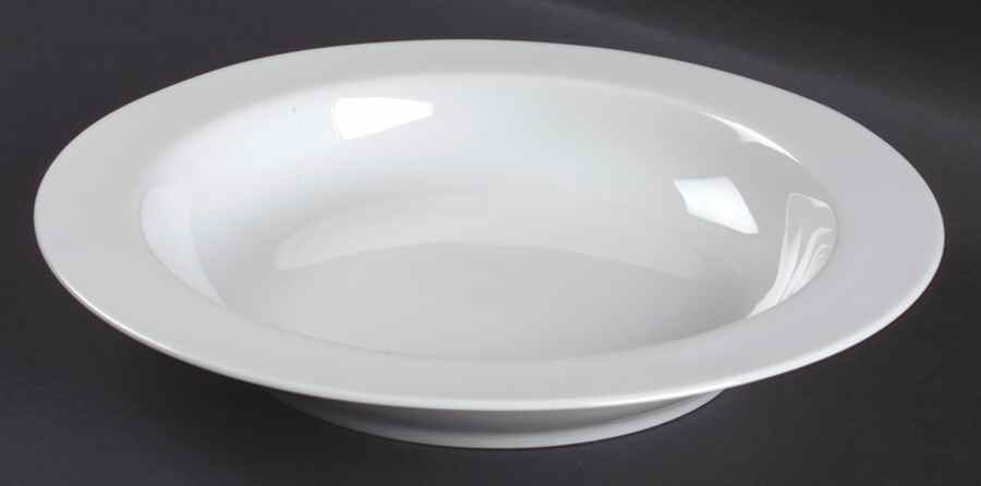 Lisboa White Rim Soup Bowl by Block-1