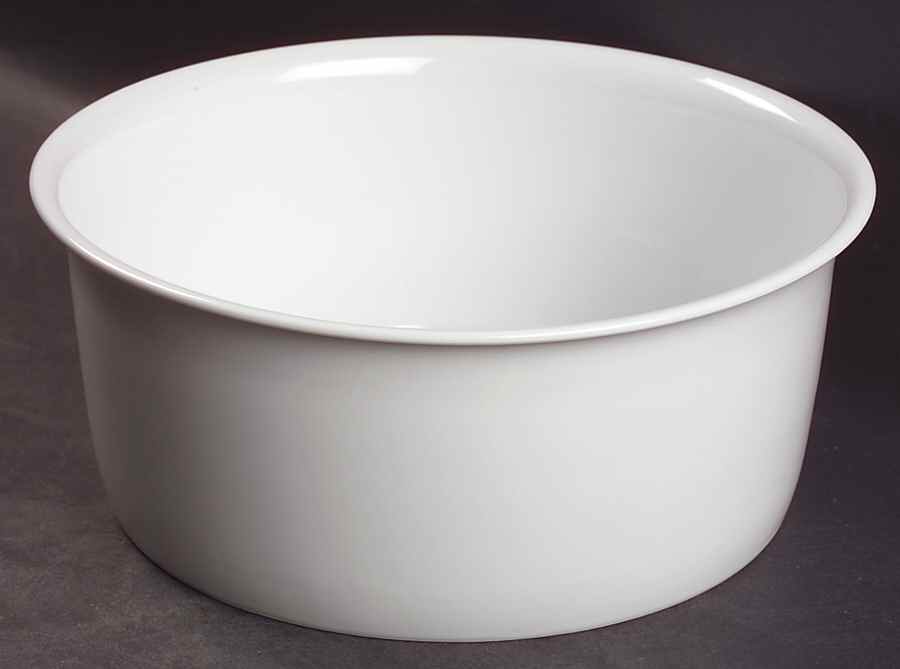 Lisboa White 8" Souffle by Block-1