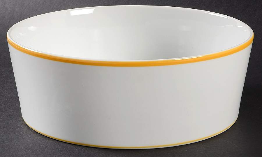Lisboa Yellow 7" Round Vegetable Bowl by Block-1