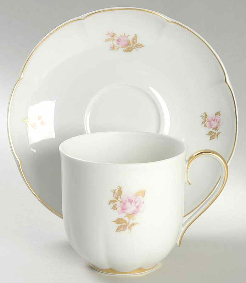 Lorraine Flat Cup & Saucer Set by Block-1