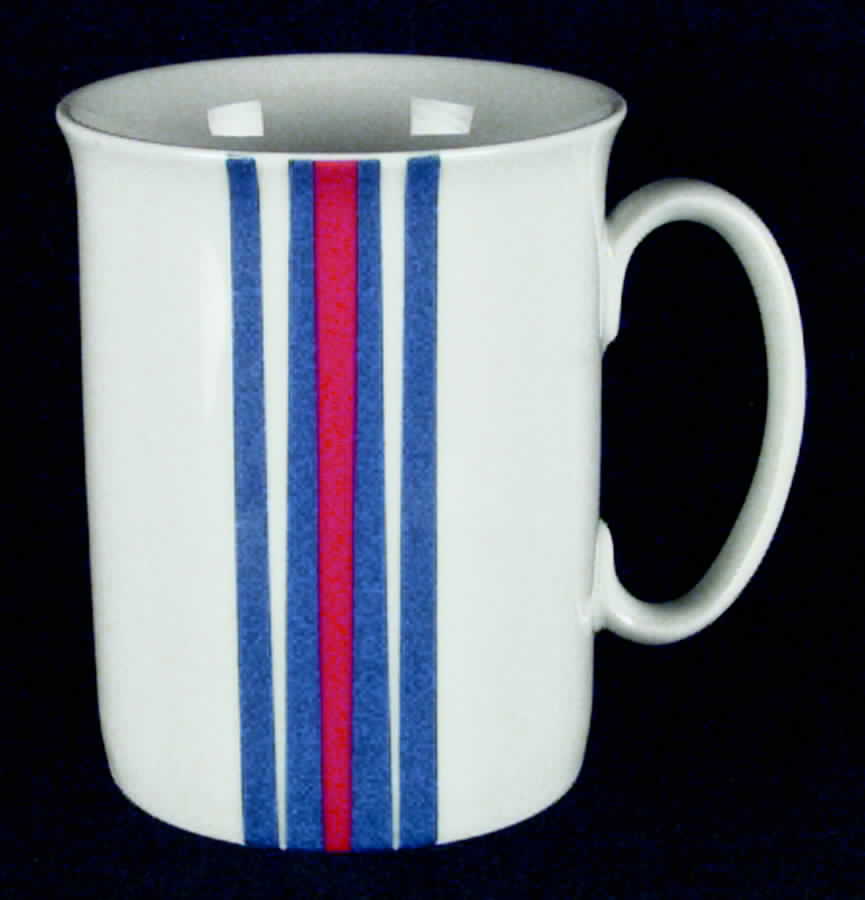 Lyric Blue and Red Mug by Block-1