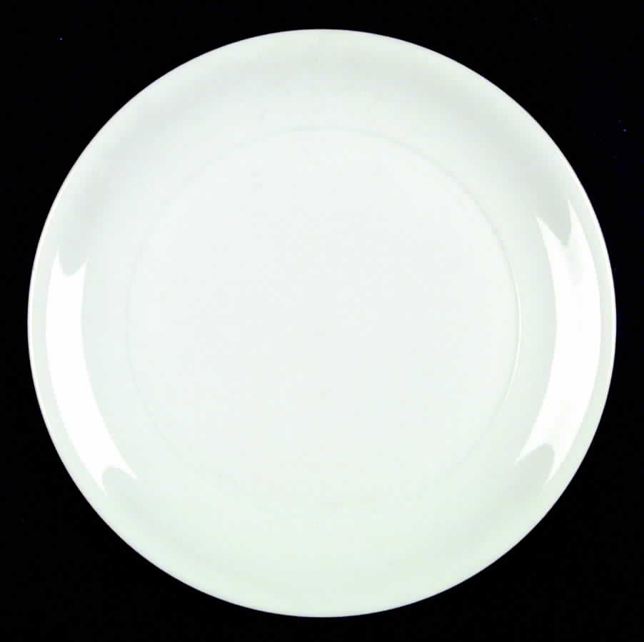 Lyric White Dinner Plate by Block-1