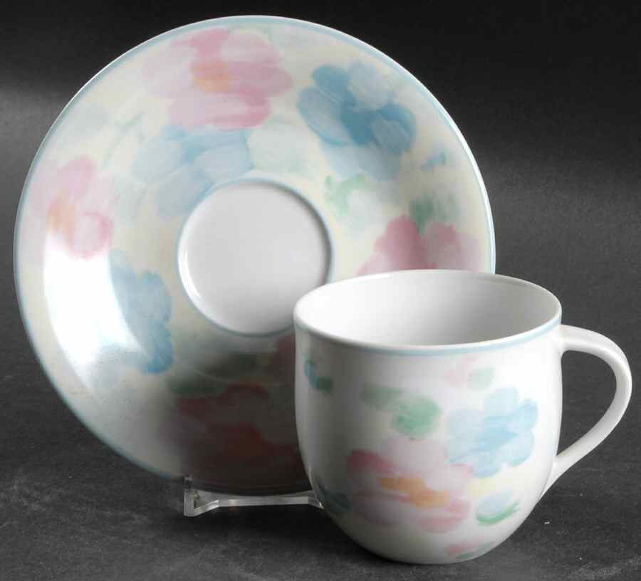 Madeleine Flat Cup & Saucer Set by Block-1