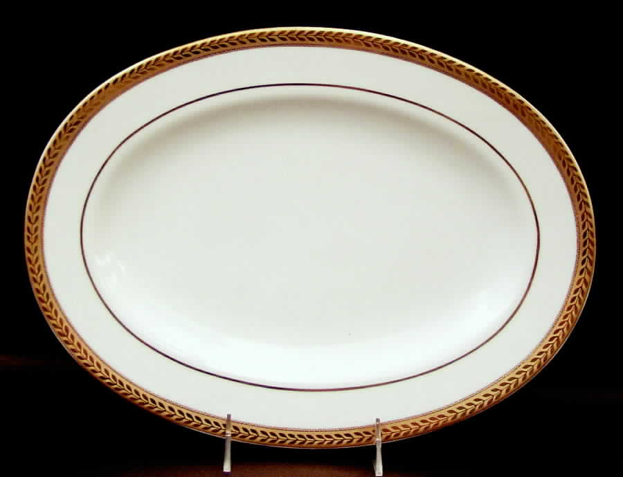 Manchester Gold 14" Oval Serving Platter by Block-1
