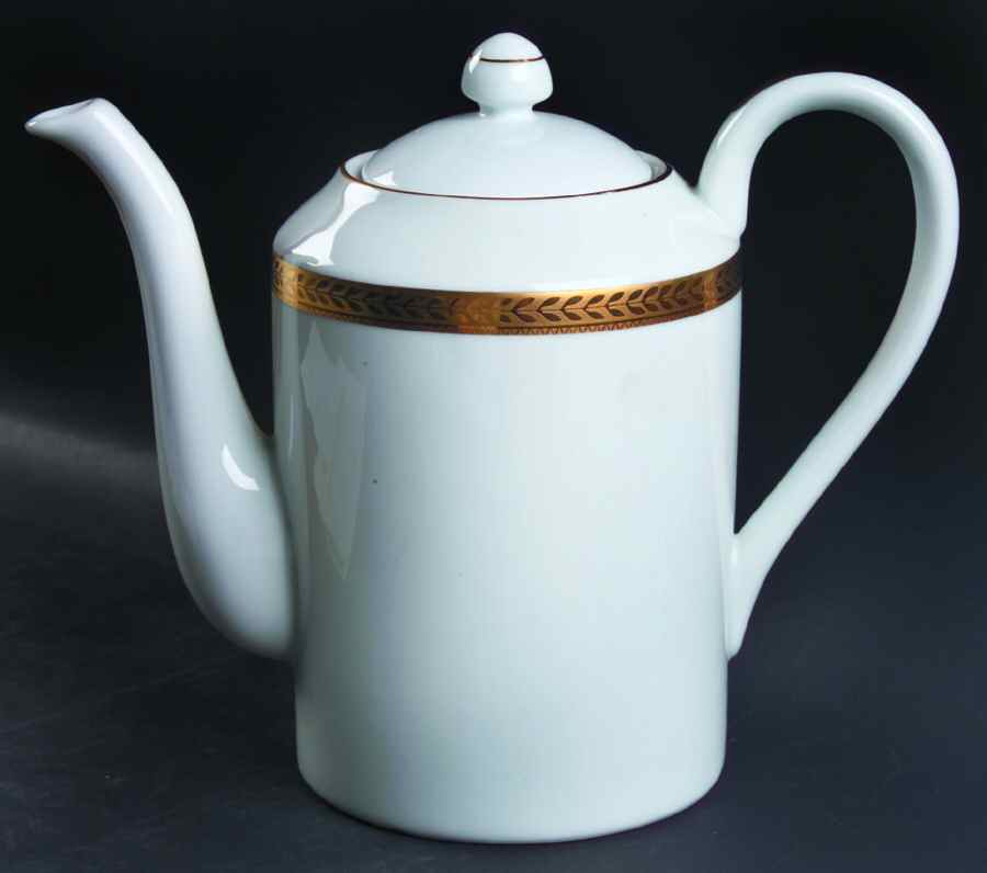 Manchester Gold Coffee Pot & Lid by Block-1