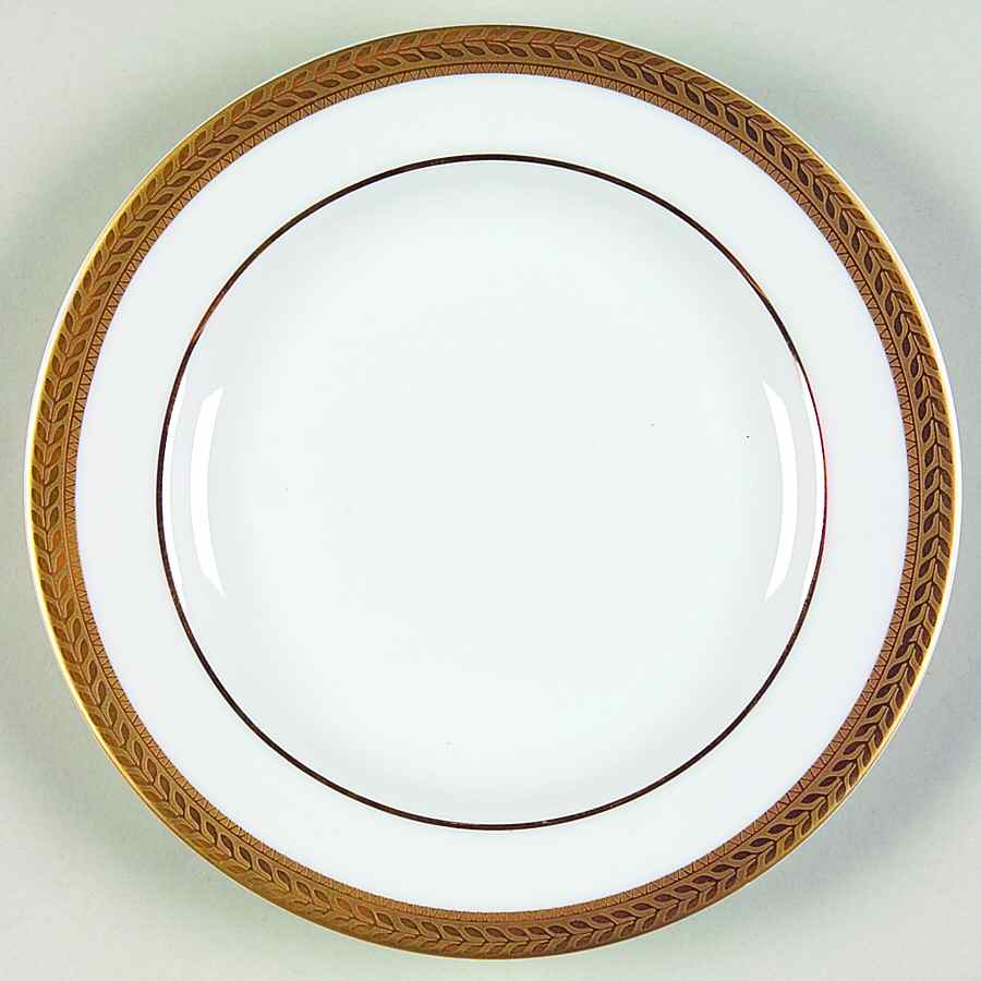 Manchester Gold Bread & Butter Plate by Block-1