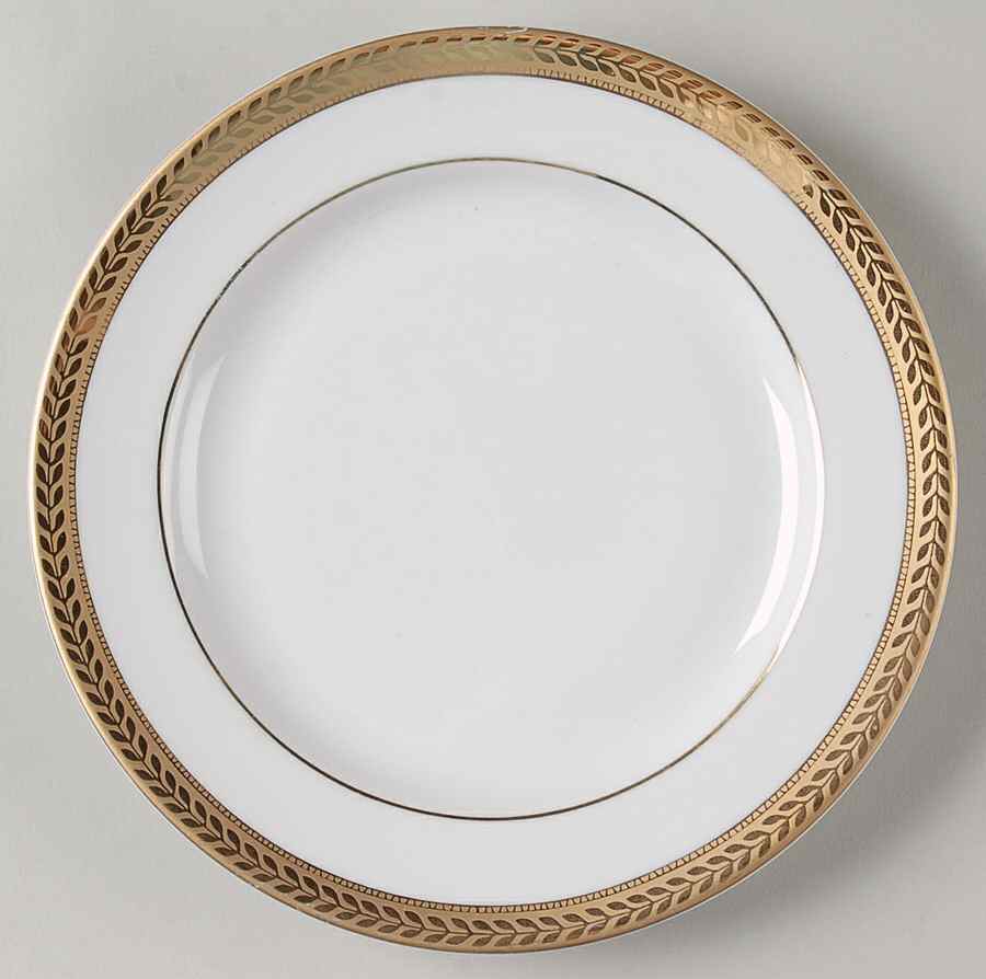 Manchester Gold Salad Plate by Block-1