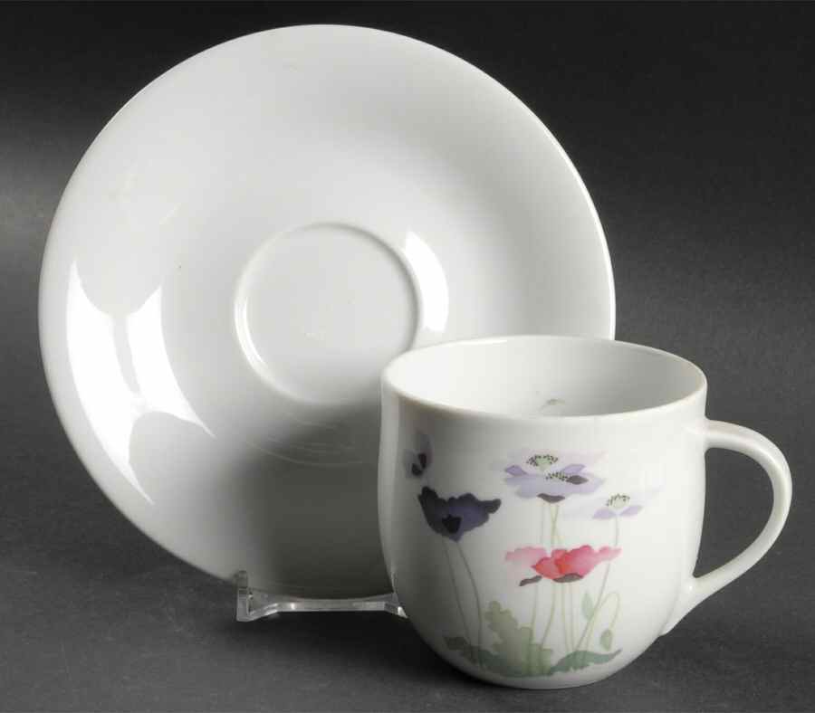 Midsummer Flat Cup & Saucer Set by Block-1