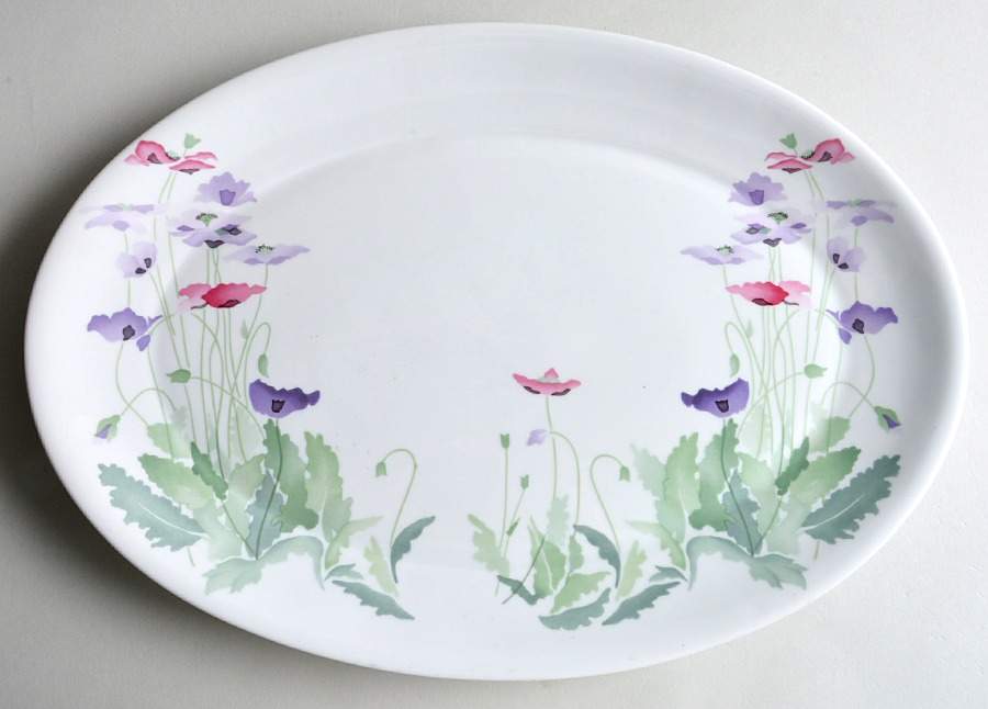 Midsummer 15" Oval Serving Platter by Block-1