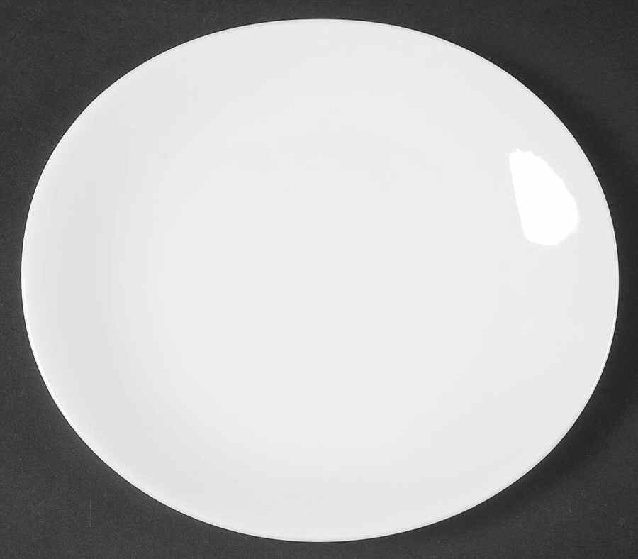 Mirage White Bread & Butter Plate by Block-1