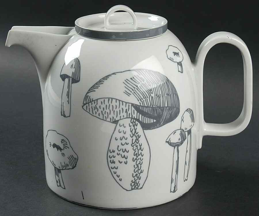 Mushrooms Coffee Pot & Lid by Block-1