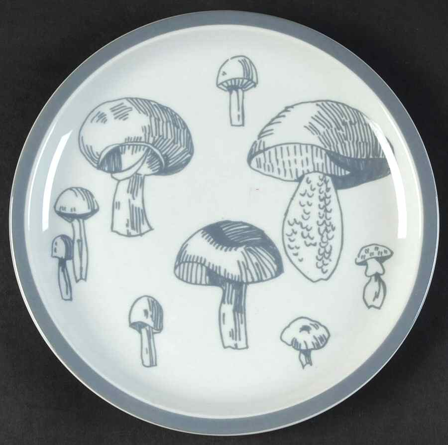 Mushrooms Salad Plate by Block-1