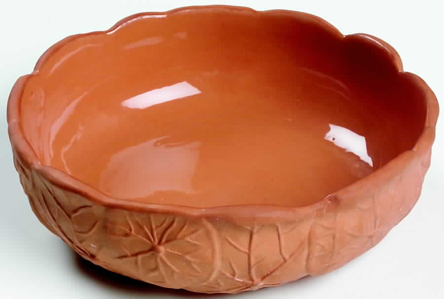Nasturtium Terra Cotta Coupe Soup Bowl by Block-1