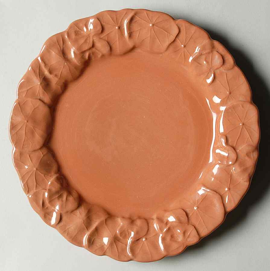 Nasturtium Terra Cotta Salad Plate by Block-1