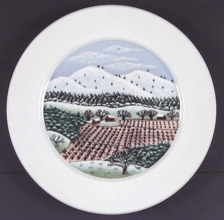 Napa Valley Dinner Plate by Block-1