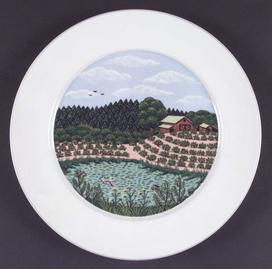 Napa Valley Dinner Plate by Block-1