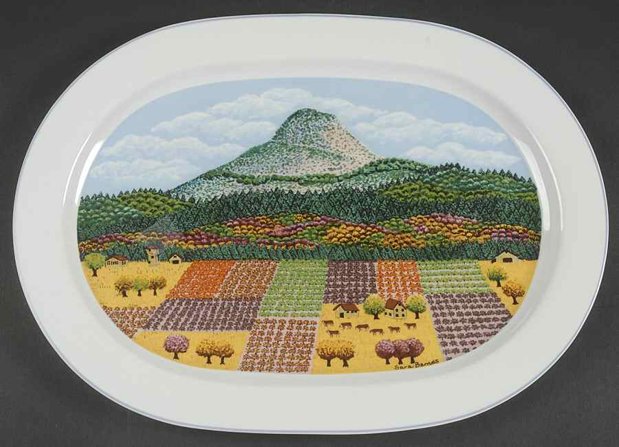 Napa Valley 15" Oval Serving Platter by Block-1